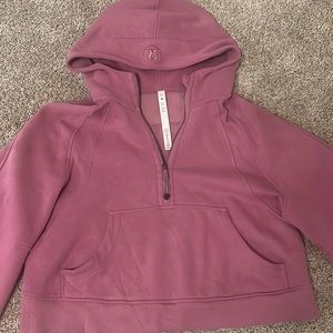 Lululemon Scuba Oversized Half-Zip Hoodie in Mauve Pink Size M/L